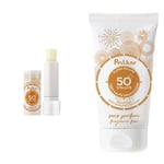 Polåar - Lot de Stick Solaire Polaar Sun Très Haute Protection SPF50+ & Polaar Sun Fluide Solaire Visage - 4 g & 50 ml