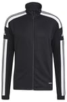 adidas Mens Tracksuit Jacket Squadra 21 Training Track Top, Black/White, GK9546, Size LT3