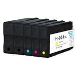 5 Ink Cartridges to replace HP 950 & 951 (950XL & 951XL) non-OEM / Compatible