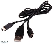 Cable de charge USB chargeur Nintendo 3DS/DSi/DSi XL/ DS Lite charge power cable