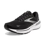 Brooks Homme Adrenaline GTS 23 Sneaker, Noir Black White Silver, 40 EU