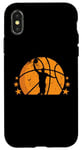 Coque pour iPhone X/XS Basket-ball Dunking Sport America États-Unis