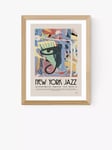 EAST END PRINTS Your Local Ross 'New York Jazz' Framed Print