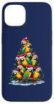 Coque pour iPhone 13 Parrot Christmas Tree Funny Polly Holiday