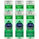 6 x CAREX ALOE VERA LIQUID HAND WASH REFILL FLIP TOP BOTTLE 250ml 