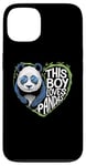 iPhone 13 This Boy Loves Pandas Cute Panda Bear Valentines Day Case