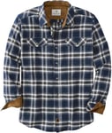 Legendary Whitetails Men's Legendary Flannel Shirt, Halo Moonlight Shadow Plaid, XXL