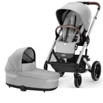 Nyfødtpakke, Cybex Balios S Lux ink. Cot S Lux - lava grey