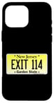 Coque pour iPhone 16 Pro Max Sortie 114 de plaque d'immatriculation New Jersey NJ GSP Parkway