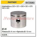 Piston Segments Écrou PARTNER Tronçonneuse 220 221 260 351 370 390 420 172593