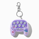 Claire's Porte-clés manette de jeu violet jeu de la taupe