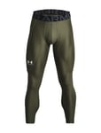 Ua Hg Armour Leggings Sport Running-training Tights Khaki Green Under Armour