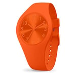 ICE-WATCH - Ice Colour Tango - Montre Orange pour Femme avec Bracelet en Silicone - 017910 (Small)