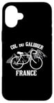 Coque pour iPhone 16 Plus Biking Col du Galibier France graphique