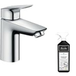 Mitigeur lavabo HANSGROHE Logis 100 Chromé + nettoyant Briochin