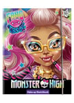 Lisciani - MONSTER HIGH - Activity Book Make-up and Colouring - Fantastic Make Up - For Children From 6 Years - 44 Pages - Includes Sketchbook with Make-up Bag and Mirror