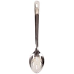 13" SLOTTED COOKING SPOON Straining Serving STAINLESS STEEL Dishwasher Ladle UK