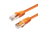 MicroConnect CAT6A S/FTP 30m Orange LSZH