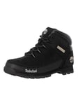 TimberlandEuro Sprint Mid Hiker Leather Boots - Black Nubuck