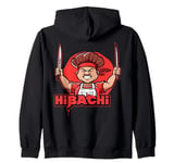 Hibachi Grill Teppanyaki Barbeque Japanese Cuisine Zip Hoodie