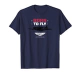 Top Gun: Maverick Born To Fly P-51 Mustang Silhouette T-Shirt