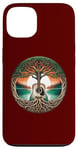 Coque pour iPhone 13 Folk Music In Nature By A Lake Guitare acoustique hippie