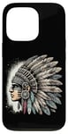 Coque pour iPhone 13 Pro Aztec Warrior Mask Ancient Civilization Mexican Heritage