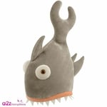 Adults Shark Bite Eating Hat Cap 29 x 42 cm Head Fish Fancy Dress Accessory