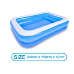 Grande Piscine d'Été Gonflable à Cadre de 2m/2.6m,Baignoire pour Enfants - Type 200 cm