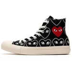 Baskets Comme Des Garcons  Converse  Black Heart Print