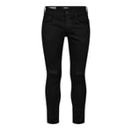 Replay Men's Anbass Slim-Fit Hyperflex Jeans with Stretch, Black (Black 098), 32W / 30L