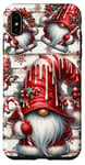 Coque pour iPhone XS Max Cute Christmas Phone Accessories With Xmas Gnome Candy Cane