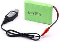 Ladattava akku 6V 2400mAh Ni-MH AA RC