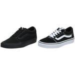 Vans Sneaker Black Canvas Black 186 6.5 UK + Sneaker Black Suede Canvas Black White C24 6.5 UK