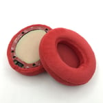 Earpads Coussinets de Rechange Coussinets d'oreille Oreillette de Remplacement Coussins en Mousse pour Casque Beats Studio 2.0 3.0 Ingénieur du son 2e et 3e génération Magic Sound Recorder 2,0/3,0 Cache-oreilles, Flanelle Rouge