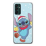 ERT GROUP mobile phone case for Samsung M13 4G original and officially Licensed Disney pattern Stitch 009 optimally adapted to the shape of the mobile phone, case made of TPU