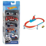 Hot Wheels Circuit motorisé en 8, coffret de jeu pour petites voitures avec  pistes, jouet pour enfant, GGF92
