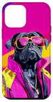 Coque pour iPhone 12 mini Boerboel Dog Fashion, joli pop art coloré