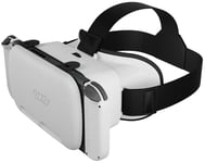 Orzly conçu pour la Nintendo Switch & Switch OLED avec lentilles réglables pour Une expérience de Jeu en réalité virtuelle et Compatible avec Labo VR - Blanc - Édition sous Coffret Cadeau