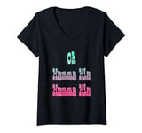 Womens Oh Mamma Mia Let Me Go V-Neck T-Shirt