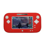 Rouge Coque De Protection Complète En Caoutchouc Et Silicone Souple Pour La Manette De Jeu Nintendo Wii U, Étui En Gel, Ultra