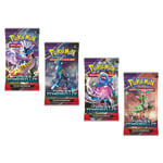 Pokemon Trading Card Set 4 Scarlet and Violet Boosters Temporal Forces