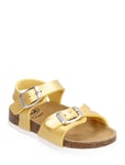 Sl Dolphin Laminated Yellow Shoes Summer Shoes Sandals Yellow Scholl