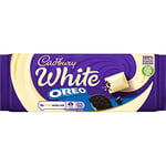 Cadbury Oreo White Chocolate Bar, 120 g