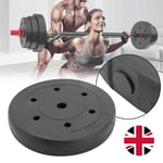 15KG Weight Plates Set for Gym Barbell Vinyl 1" Standard Home Dumbbell Discs