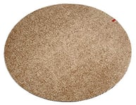 Keilbach 44350 - Paillasson rond point.sable, Tapis de Sol, Paillasson Interieur, Lavable en Machine - Diamètre : 85 cm - Épaisseur : 9 mm - Poils Qualité Supérieure - Marron - Taille Unique