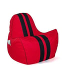 5905359290797 Ferrari red-black Sako bag pouffe XXL 140 x 100 cm Go Gift