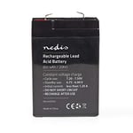 Nedis Batterie Rechargeable au Plomb-A Acide de 6 V 4000 mAh