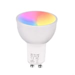 WMFL GU10 Smart WiFi Led Light Bulb,Compatible with Alexa and Google Home,Voice Control Led Lamp,APP Remote Dimmable RGB + Cool White Color Changing,No Hub Required (5W,460 LM)