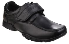 Hush Puppies Boys Shoes Freddy 2 Leather Touch Fastening black UK Size